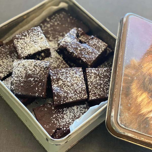 Air Fryer Hazelnut Brownies